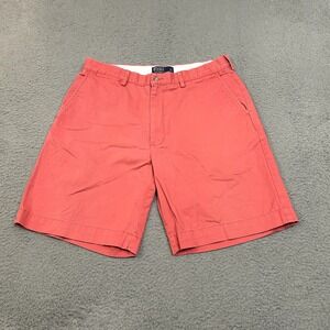 Vintage Polo Ralph Lauren Shorts Men 35 Pink Chino Cotton Casual Preppy Prospect